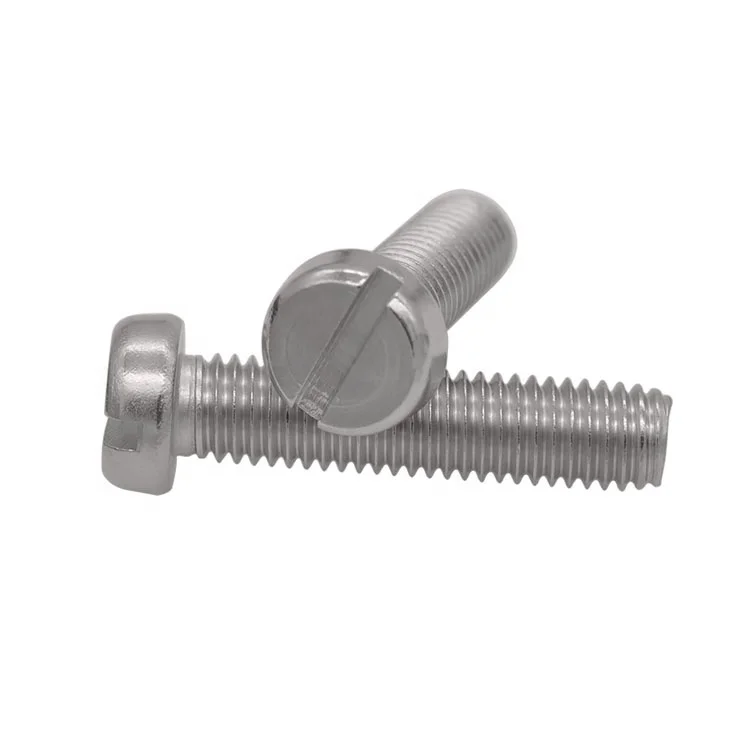 
Stainless Steel Slotted CheeseHead Screws DIN84 