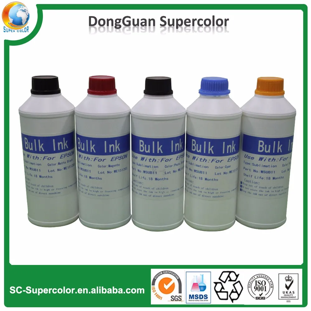 Perfect Color Sublimation Ink Supercolor Dye Sublimation Ink - Perfect for Cotton Fabric