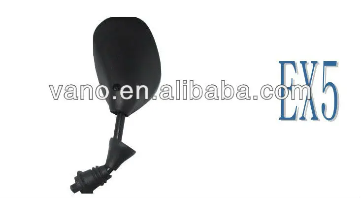 Universal black motorcycle mirrors CG125 rearview mirror