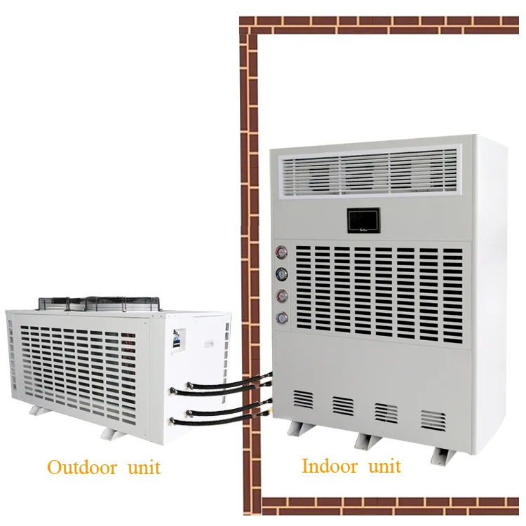 20kg/h split system air cooling and heating temperature drying