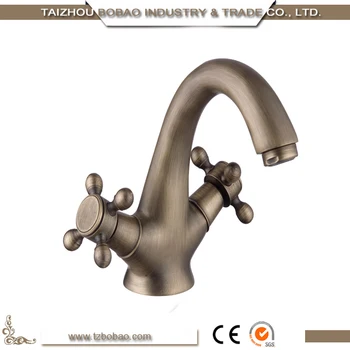 China Dragon Style Antique Chrome Finish Faucet Bathroom Sink And China Dragon Style Antique Chrome Finish Faucet Bathroom Sink And Basin Mixer Taps With Double Handle