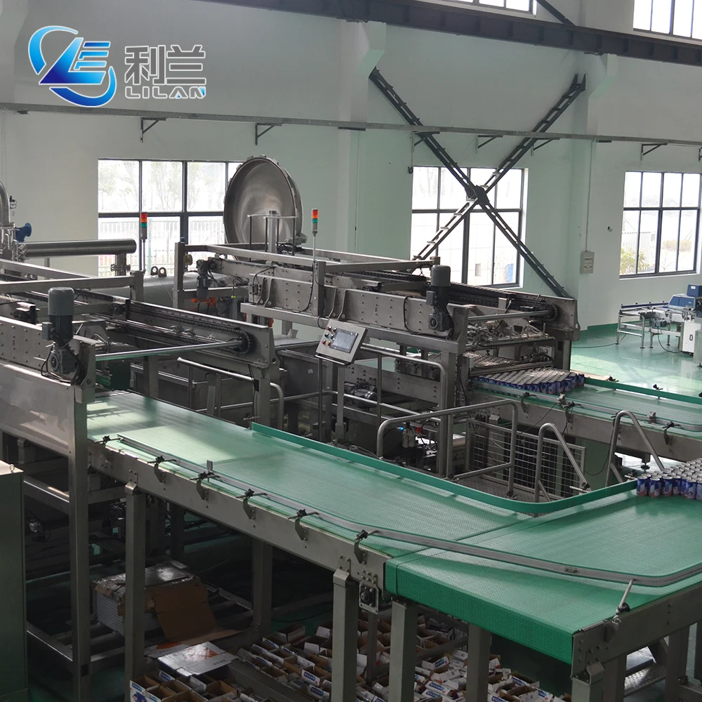 Customized Size Cans Loading and Unloading Automated Packing Line ...
