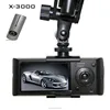R300/X3000 two camera recorder 140 degree GPS 2.7inch screen 1280*720p vehicle blackbox dvr manual