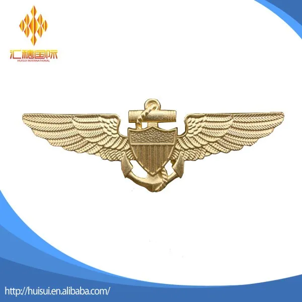 Top Quality Cheap Custom Professional Golden Eagle Badge Buy Golden