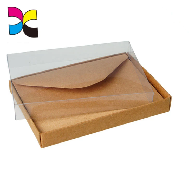 Customized Hard Plastic Protective Paper Covers With Brown Kraft Paper Base Packaging Box Buy
