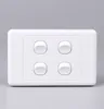 four gang wall switch with pane