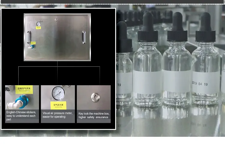 bottling machine small vial bottle hemp oil filling machine