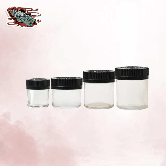 Wax Oil Concentrate Containers Glass Jars For Thc Hemp Cbd Glass Bottles Buy Glass Jars,Wax