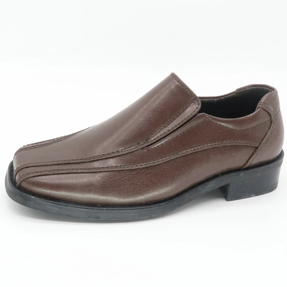 black slip on school shoes