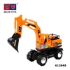 Engineer truck toy excavator friction truck toy in opp bag yellow color