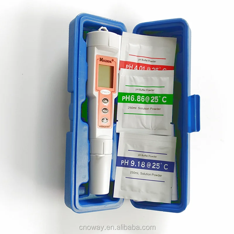 New Digital Pen Liquid Atc Ph Meter With 3 Point Calibration Cal