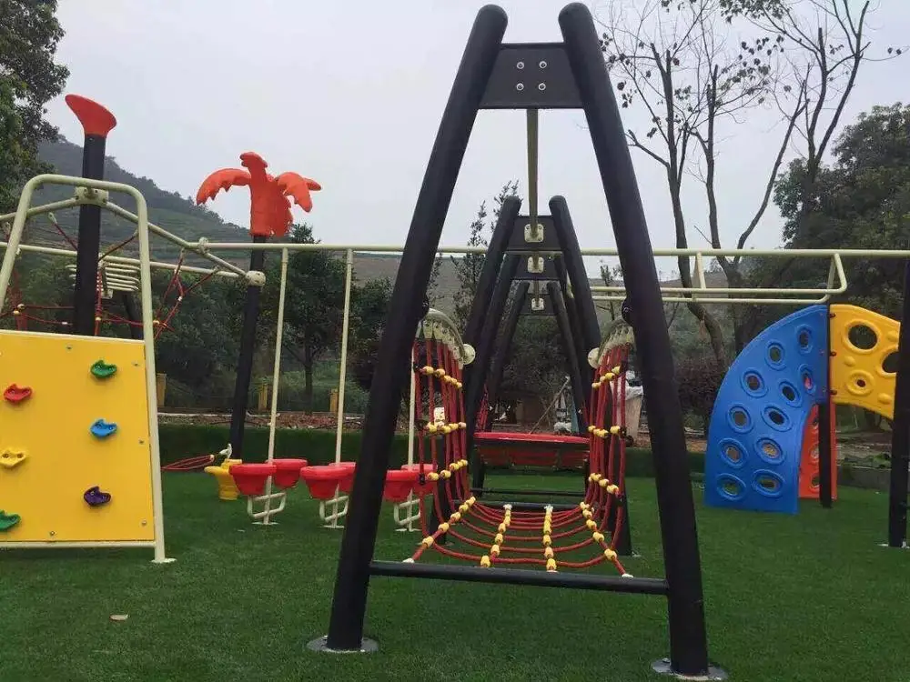 Columpio De Madera Para Jardín Al Aire Libre Columpios De Madera Para