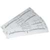 Private Label Disposable Mircroblading Rulers Eyebrow Sticker Adhesive Sticky Eyebrow Stencils Shaping Tool For Permanent Makeup