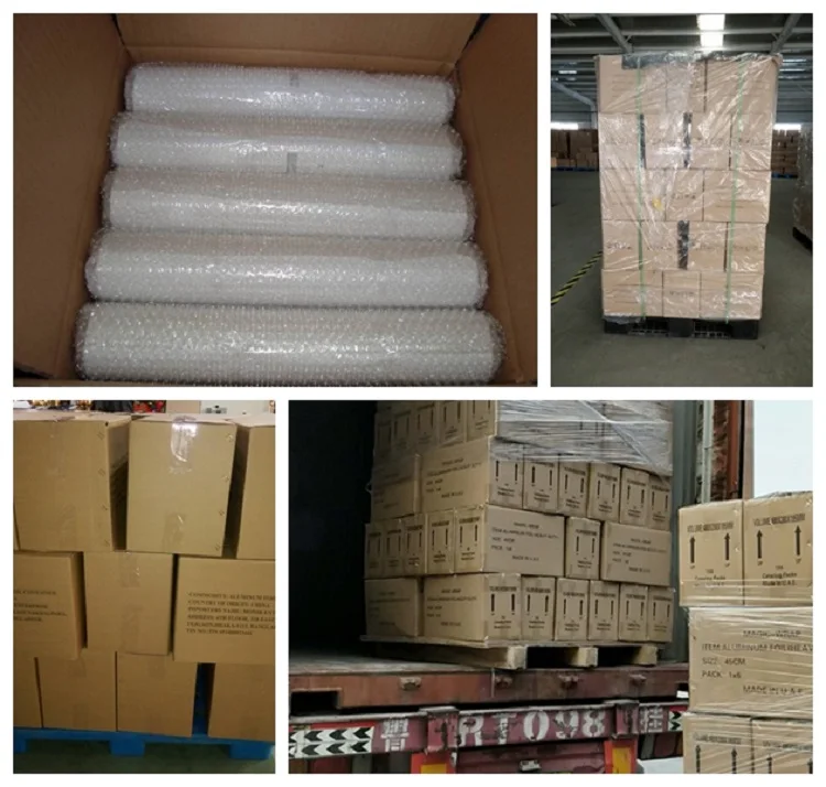 Disposable ColoredCoated SquareAluminiumFoilContainerFor Food