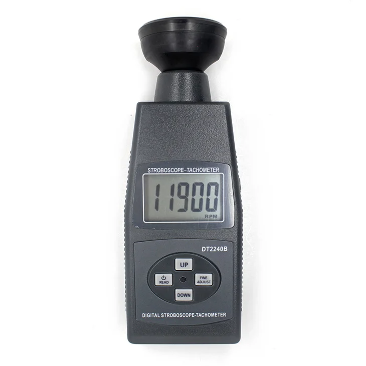 Digital Control Adjust Flash Frequency Stroboscope Tachometer Meter Noncontact Tachometer
