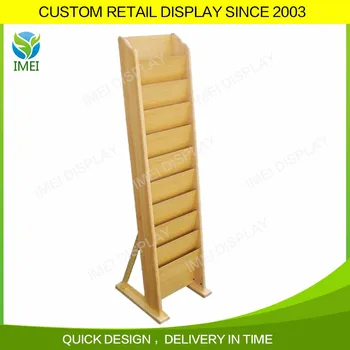 book wood floor stand flyer gift card postcard display racks buy wooden display stands for flyers