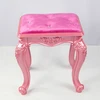 European style aged antique home furniture square wholesale Makeup dresser/dressing stool