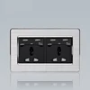 High Quality Stainless Steel Sockets Plug For Furniture, Supplier Guangzhou 6 Pin Socket Plug