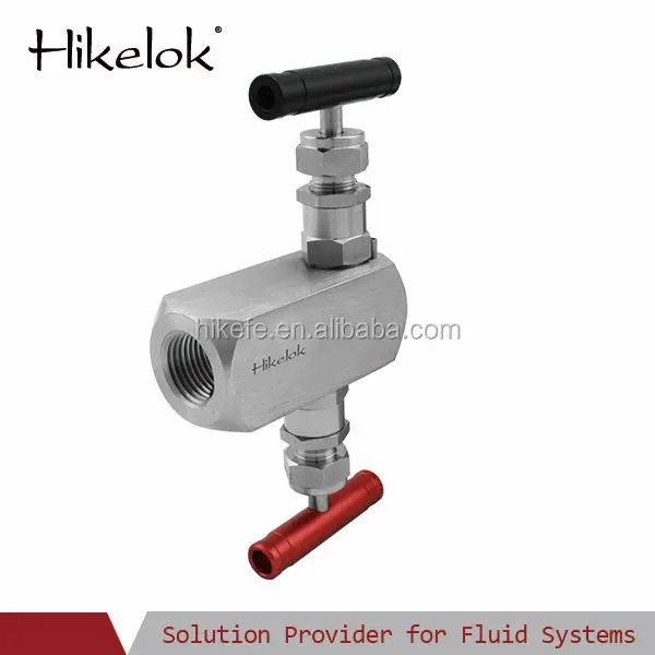 Ss316 2 Way Manifold For Pressure Gauge 1/4" Npt Valve Manifolds Buy