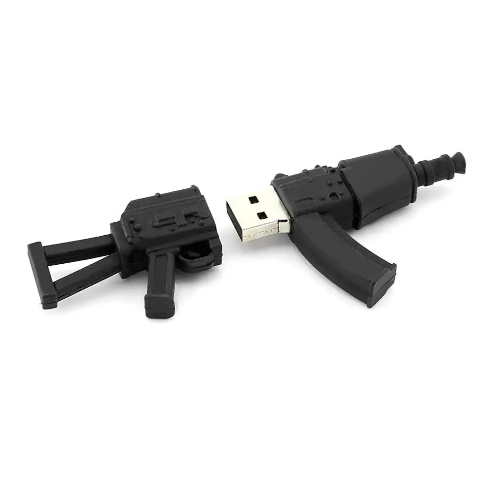 32GB USB 2.0 Flash Drive Cartoon Plastic Gun Shape Pen Drive Thumb Drive Memory Stick USB Pendrive - ANKUX.COM