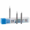 3 Edge face carbide pypamid bits 2A good quality cheap stone carving cnc engraving bits routers tools