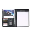 2019 Office Stationery Customized Padfolio A4 Leather Document Folder