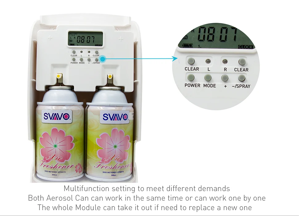 Auto Hotel Air Freshener Spray Machine With Multiple Settings Buy Air