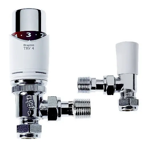 Fitting Angled Thermostatic Chrome Trv Radiator Valves Buy Fitting