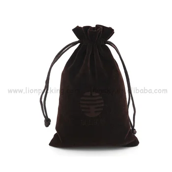 wine velvet bag