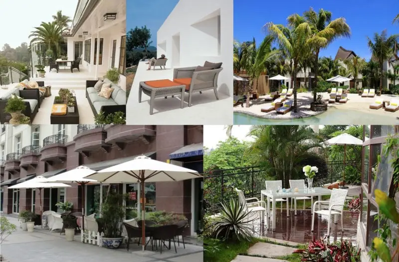 outdoor PE rattan wicker furniture SCSF-010