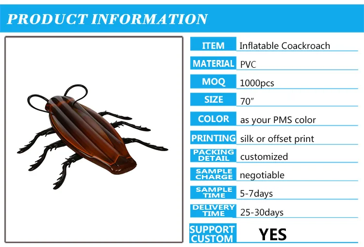 inflatable cockroach