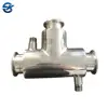 Sanitary Stainless steel SS304 Clamped Heat Jacket Equal Tee