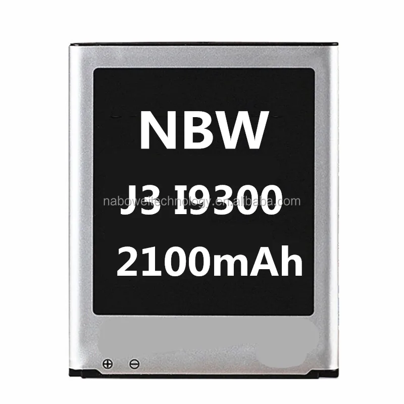 High quality original mobile phone battery for SAMSUNG GALAXY S3 i9300 i9305 2100mAh