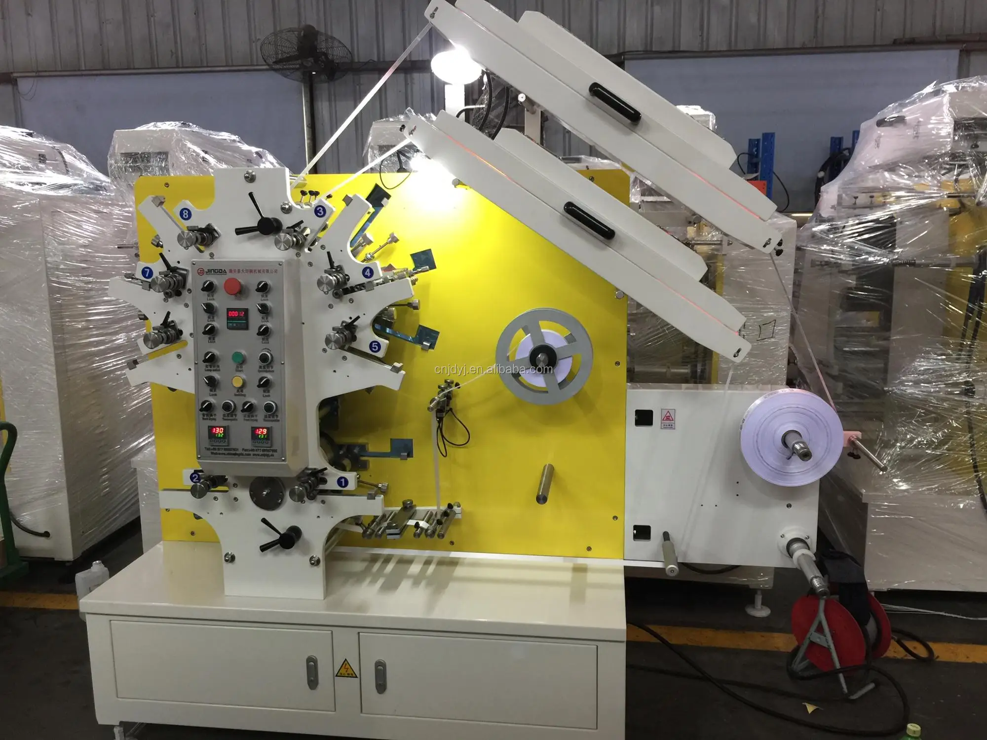 Garment Label Printing Machine / Roll To Roll Flex Printing Machine