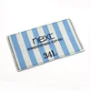 Custom Low Costing Clothing Size Logo Iron On Woven Labels Fabric Washable Logo Printing Template Small Quantities