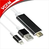 VCOM 8 Pin USB to HDMI Converter for Phone X 7 8 Plus for Pad to HDMI 1080P HDTV Adapter AV USB Cable 2m