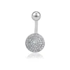 D-62 xuping new arrival synthetic cz belly button ring,free sample belly button rings for sale