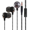 2019 colorful mini wired earphone high quality stereo headphone jack in-ear earbuds