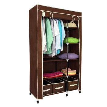 Modern Folding Portable Wardrobe With Metal Frame Big Size Buy