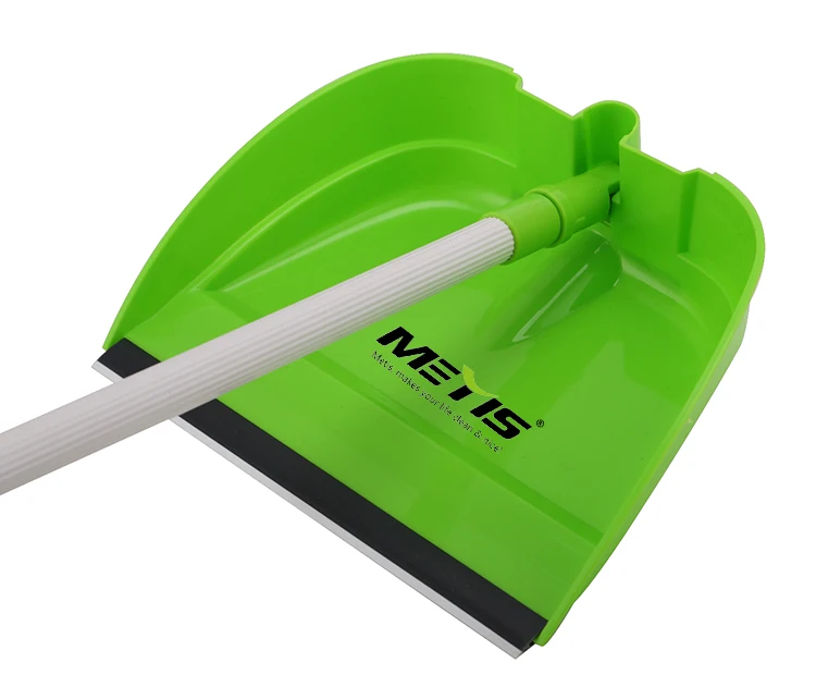 Metis Foldable Plastic Handled Dust Pan Duck Long Plastic Handle Color