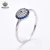 925 sterling silver rings for women, pave setting cubic zirconia ring