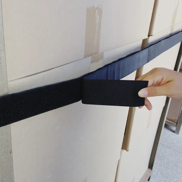 Self Gripping Reusable Hook&loop Pallet Straps With Plastic Buckle