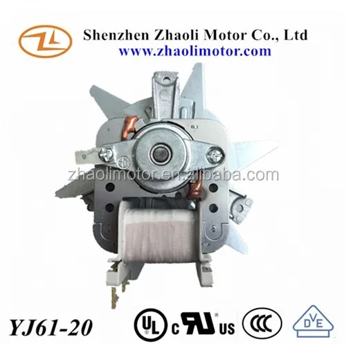 Convection Oven 220v/50hz Electric Fan Motors For Sale Yj6120 Single Phase Shaded Pole Motor