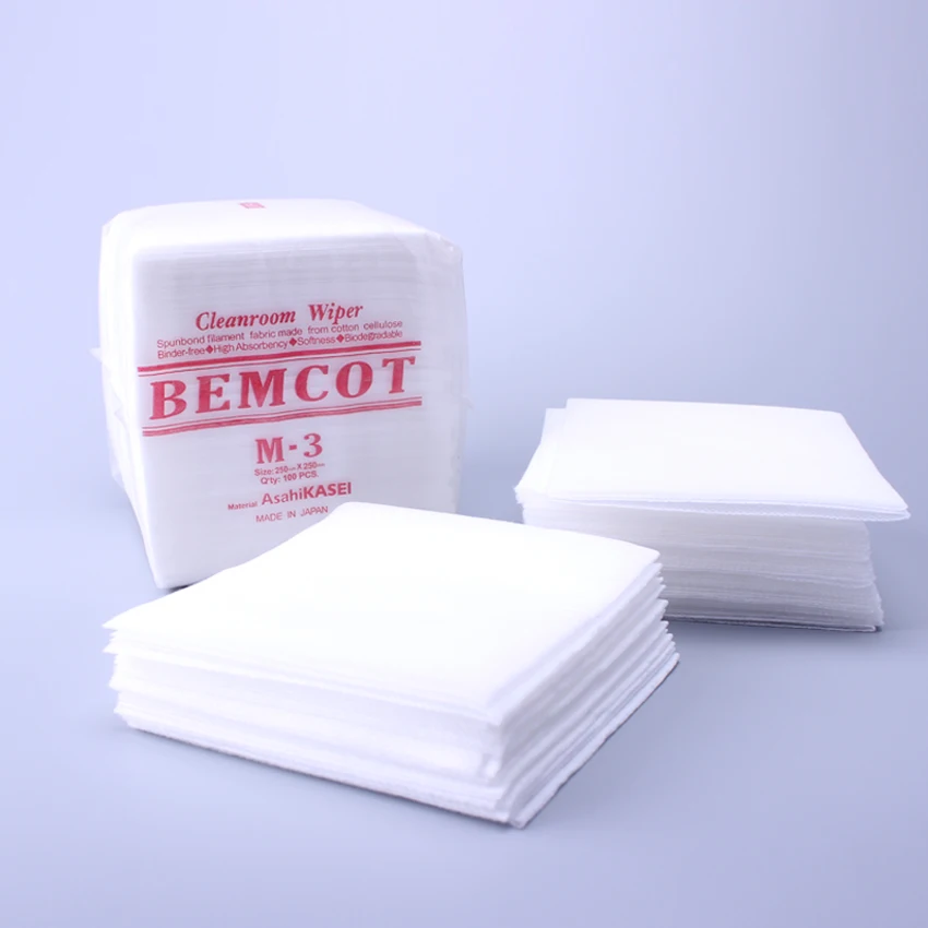 100 % Woodpulp Cleaning Paper Dustproof Kimtech Wipes Fiber Optical Tissue Paper