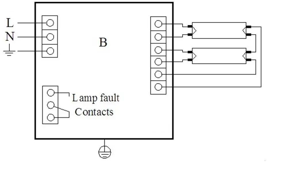 2x6W UV Electron Ballast