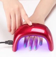 New Professional Mini Nail Art Dryer 9W USB UV LED Gel Nail Polish Lamp Rainbow