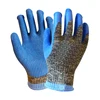industrial latex coated safety gloves work gloves en388 4543 cut resistant level 5 safety gloves