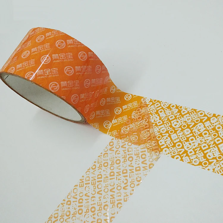 High Quality Custom Tamper Evident Tape For Carton Packing With Factory
