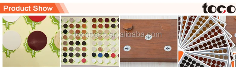 CONGO BEIGE x25 Self Adhesive Stick Furniture Sticker Screw Hole Cover Decorate