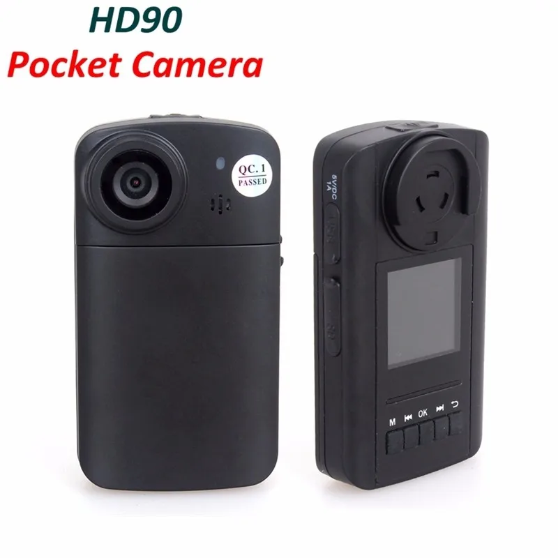 Hd90 Mini Pocket Time Lapse Video Camcorder Security Wearable Camera 8